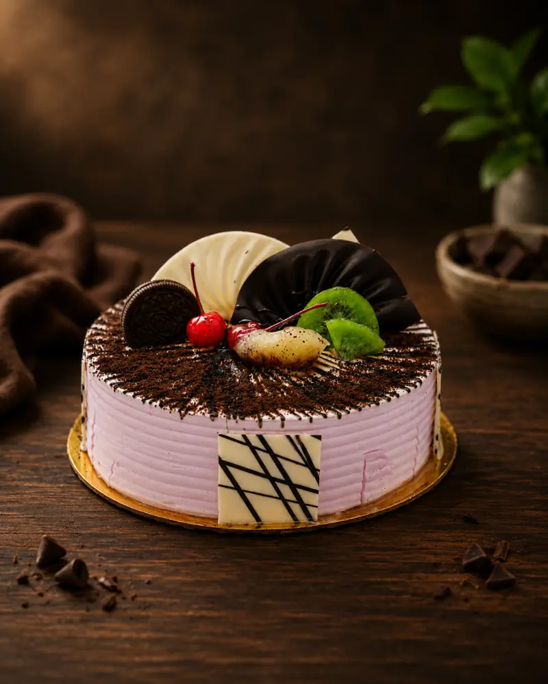 Blueberry Model Cake